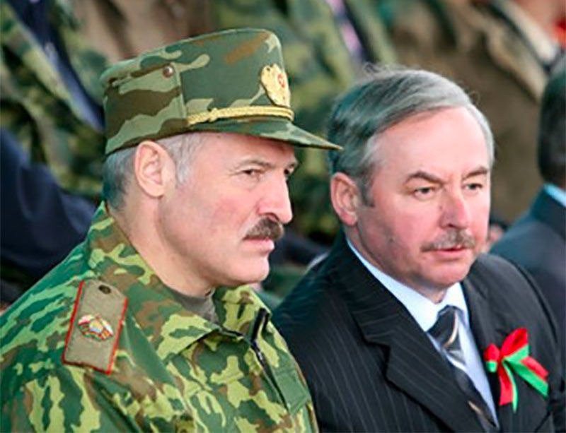 Alexander Lukashenko and Viktar Sheiman